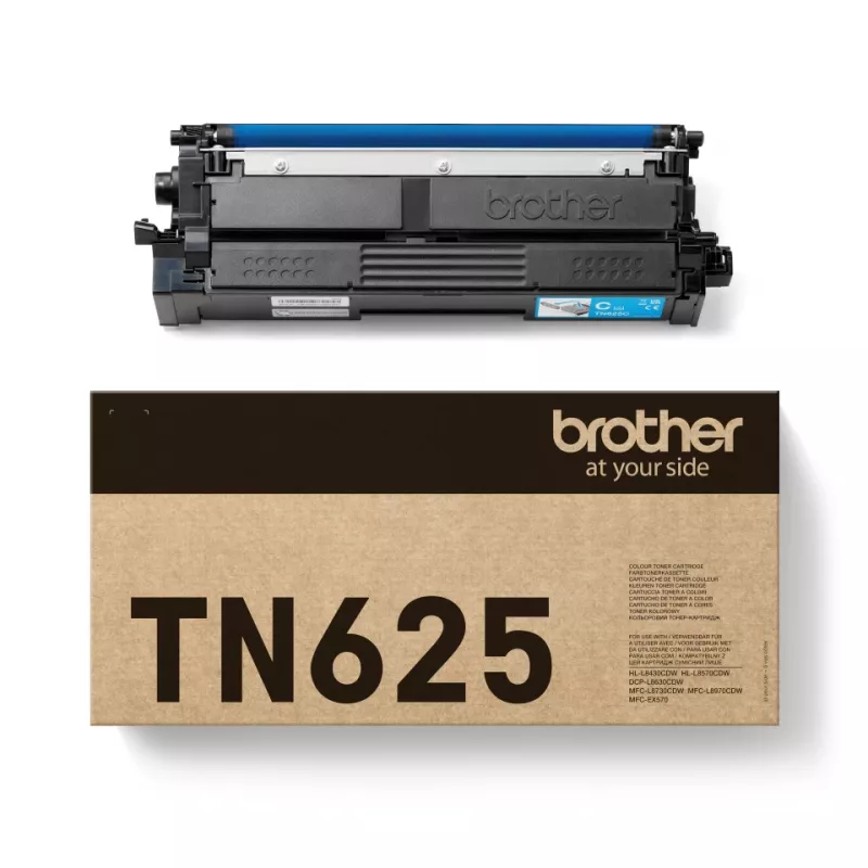 Originalus tonerio kasetė Brother TN-625C Cyan, išeiga 1800 puslapių, 1 vnt.