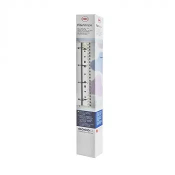 GBC SureBind PVC bylos juostelės (100 vnt.), baltos, A4