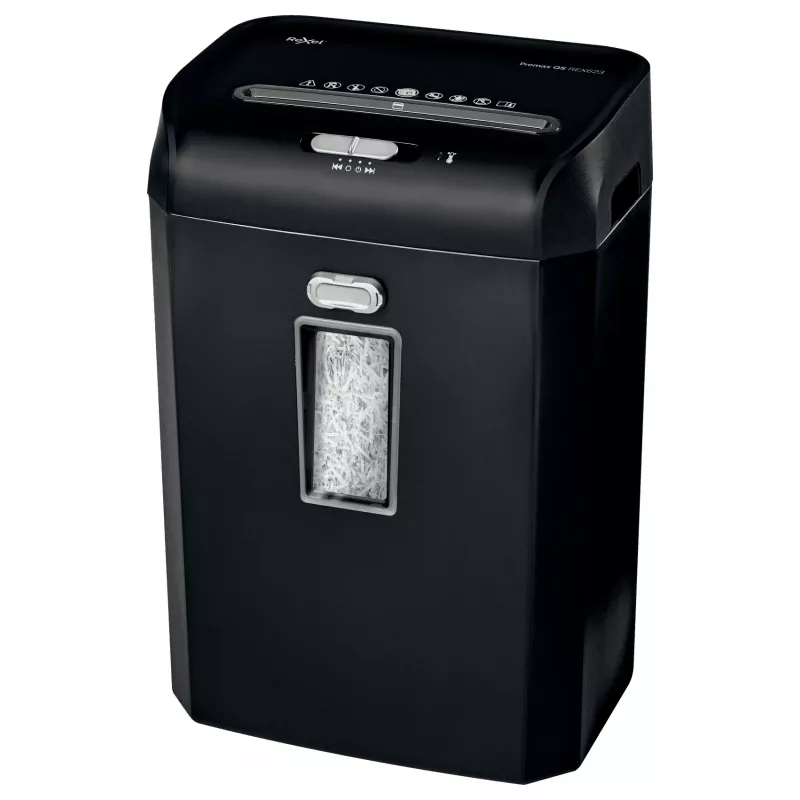 Rexel ProMax REX623 kryžminio pjovimo popieriaus smulkintuvas P4, 22 cm, 4 x 40 mm, 23 l, 222 lapų, 58 dB
