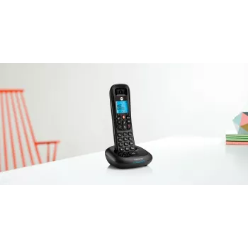 Motorola CD4001 DECT belaidis ragelis su garsiakalbiu ir skambučio ID, juodas