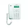 Analognis telefonas Motorola CT202 su garsiakalbiu ir skambučių ID, baltas