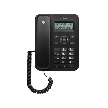Motorola CT202 Analoginis telefonas su skambučio numerio atpažinimu Juoda