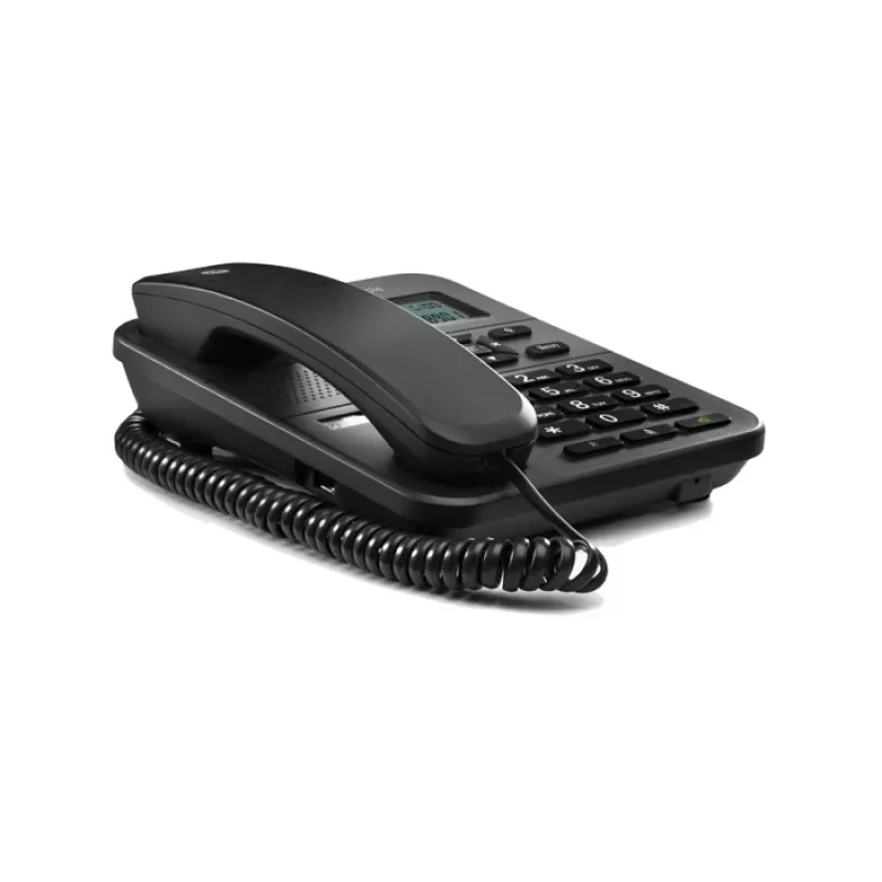 Motorola CT202 Analoginis telefonas su skambučio numerio atpažinimu Juoda