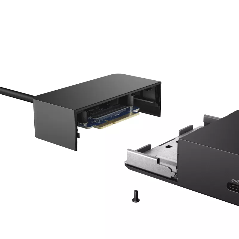 DELL WD19 belaidė stotelė USB 3.2 Gen 2 (3.1 Gen 2) Type-C juoda