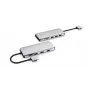 eSTUFF ES623010 12-in-1 USB-C centrinė stotelė USB 3.2 Gen 1 (3.1 Gen 1) Type-C 5000 Mbit/s aliuminis
