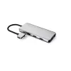 eSTUFF ES623010 12-in-1 USB-C centrinė stotelė USB 3.2 Gen 1 (3.1 Gen 1) Type-C 5000 Mbit/s aliuminis