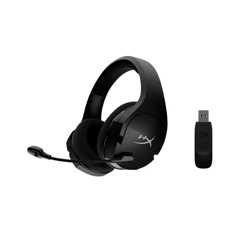 Belaidės žaidimų ausinės HyperX Cloud Stinger Core + 7.1 (Juodos)