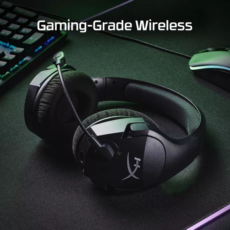 Belaidės žaidimų ausinės HyperX Cloud Stinger Core + 7.1 (Juodos)