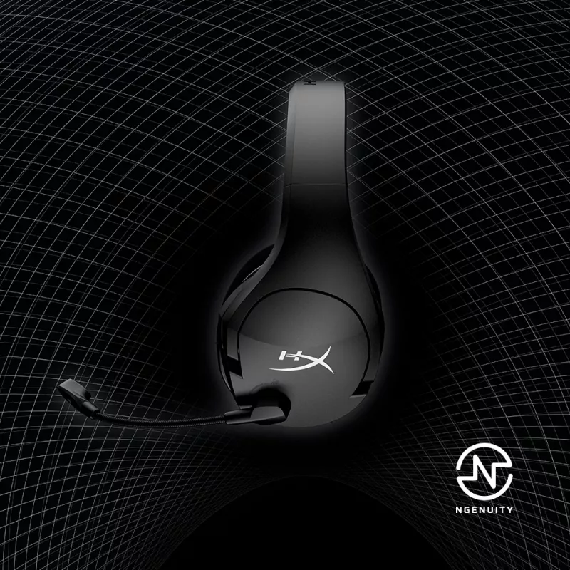 Belaidės žaidimų ausinės HyperX Cloud Stinger Core + 7.1 (Juodos)
