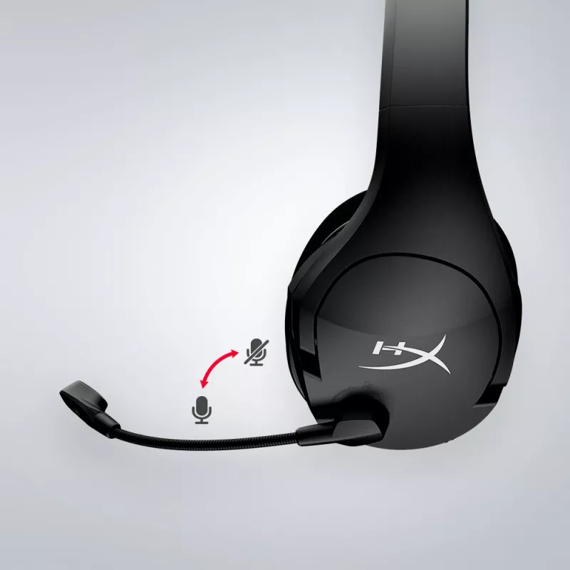 Belaidės žaidimų ausinės HyperX Cloud Stinger Core + 7.1 (Juodos)