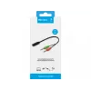 Sandberg konverteris ausinėms (mobiliems) PC, 2 x 3,5 mm, Kištukas, 3,5 mm, Lizdas, Juoda
