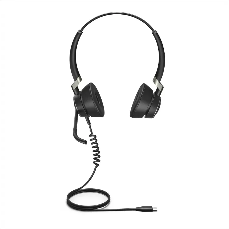 Jabra Engage 50 Stereo, laidinė ausinė, biurui / skambučių centrui, 20–20000 Hz, 96 g, juoda