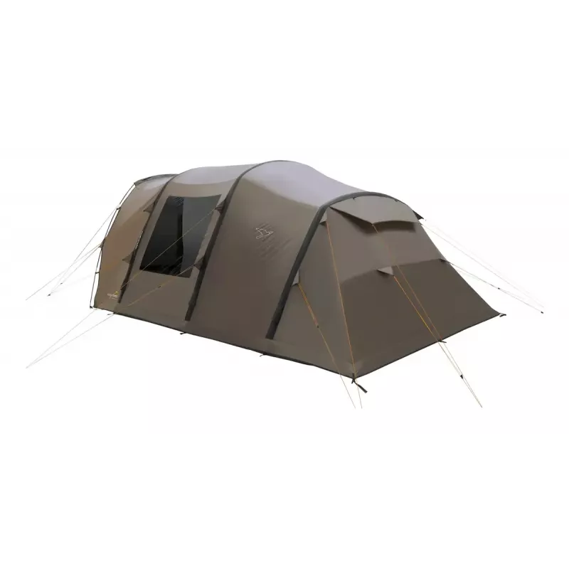 Palapinė tunelinė Easy Camp Brimnes 5 Air – 5 vietų, 470×320×195 cm, poliesterio stogas, polietileno grindys, stiklo pluošto strypai, vandens stulpelis 3 m
