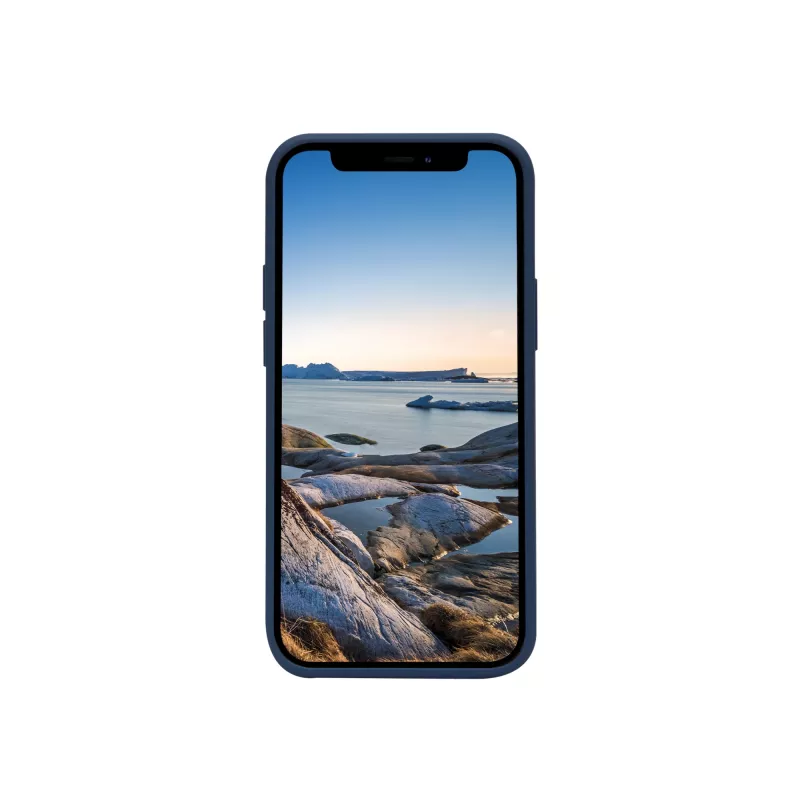 Dėklas telefonui dbramante1928 Greenland, skirtas iPhone 12 / 12 Pro — Pacific Blue, iš perdirbto plastiko, tinka 6,1 colio