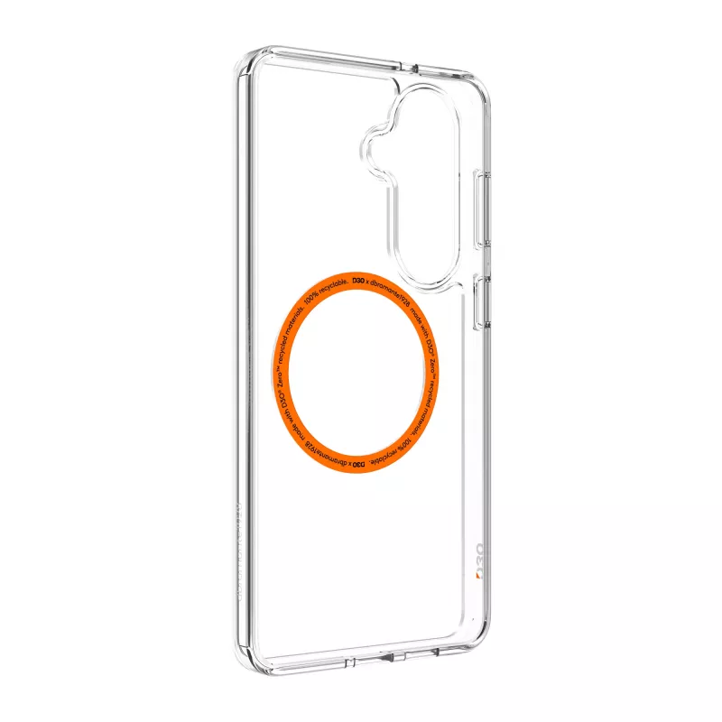 Dėklas telefonui dbramante1928 Iceland Ultra D3O MAG, skirtas Samsung Galaxy S26+ — permatomas, plastikinis, tinka 6,7 colio ekranui