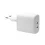 Sieninis įkroviklis d bramante re-charge Pro — 2× USB-C 25W, 110–240V, Baltas