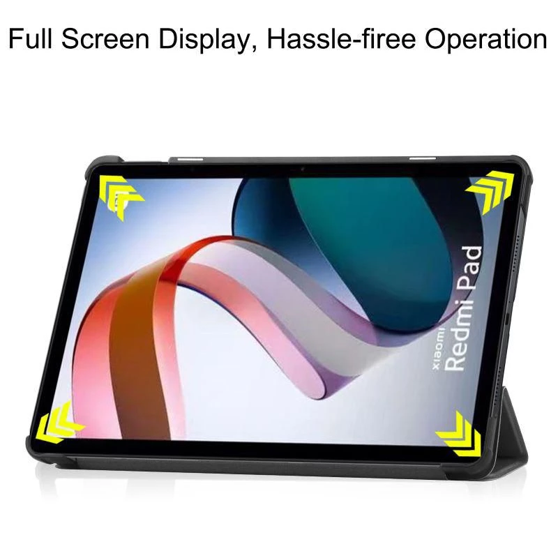 Dėklas Flip CoreParts TABX-XMI-COVER1, skirtas Xiaomi Redmi Pad 2022, 10.6 col., juodas