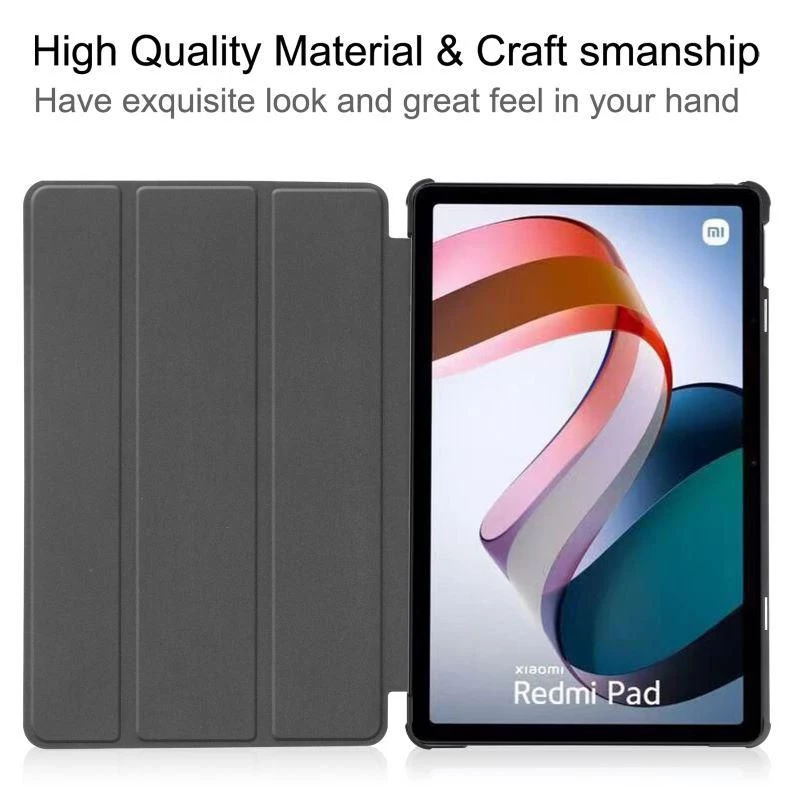 Dėklas Flip CoreParts TABX-XMI-COVER1, skirtas Xiaomi Redmi Pad 2022, 10.6 col., juodas