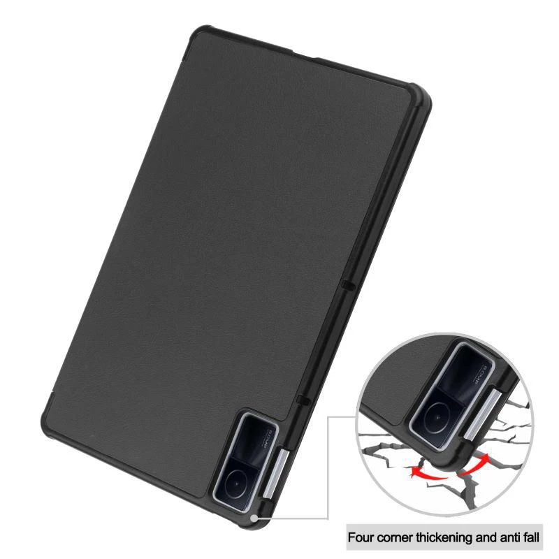 Dėklas Flip CoreParts TABX-XMI-COVER1, skirtas Xiaomi Redmi Pad 2022, 10.6 col., juodas