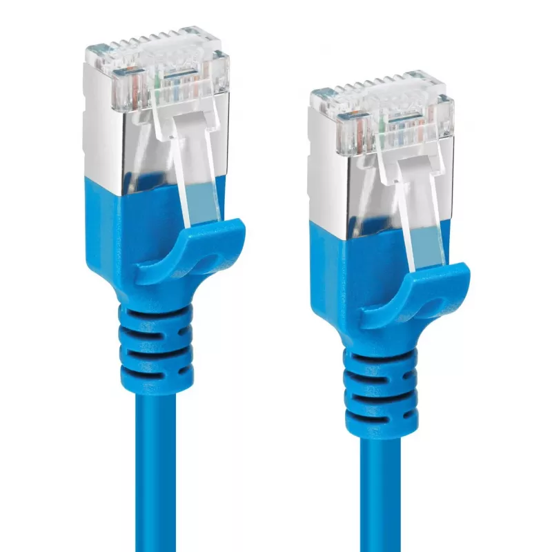 Microconnect V-FTP6A005B-SLIM tinklo kabelis mėlynas 0,5 m Cat6a U/FTP (STP)