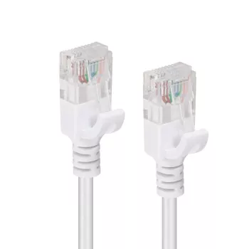 Microconnect V-UTP6A0015W-SLIM tinklo kabelis baltas 0,15 m Cat6a U/UTP (UTP)