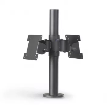 Ergonomic Solutions SpacePole POS laikiklis ekranams nugara į nugarą, VESA 75/100