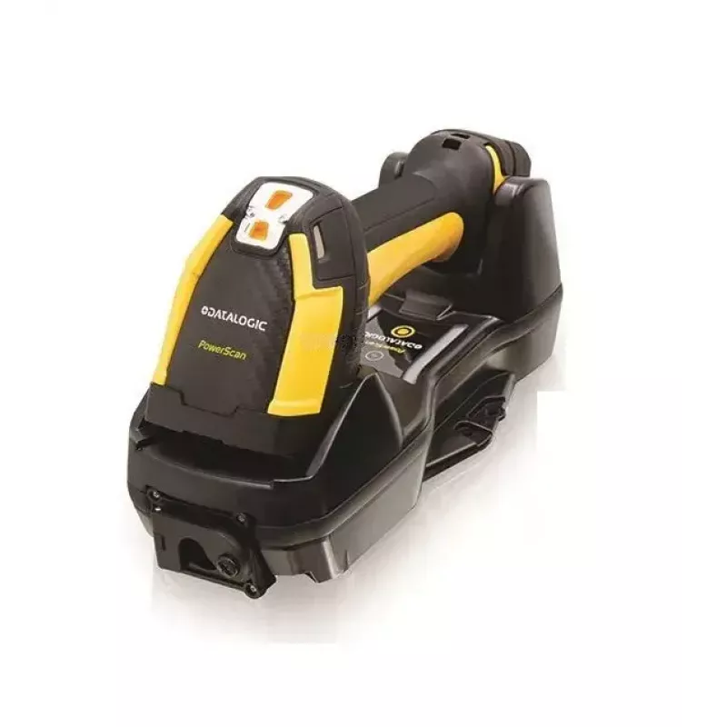 Nešiojamas brūkšninių kodų skaitytuvas Datalogic PM9600-SR433RBK10 1D/2D lazerinis laidinis belaidis