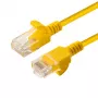 Microconnect V-UTP6A0015Y-SLIM tinklo laidas, geltonas, 0,15 m, Cat6a, U/UTP (UTP)