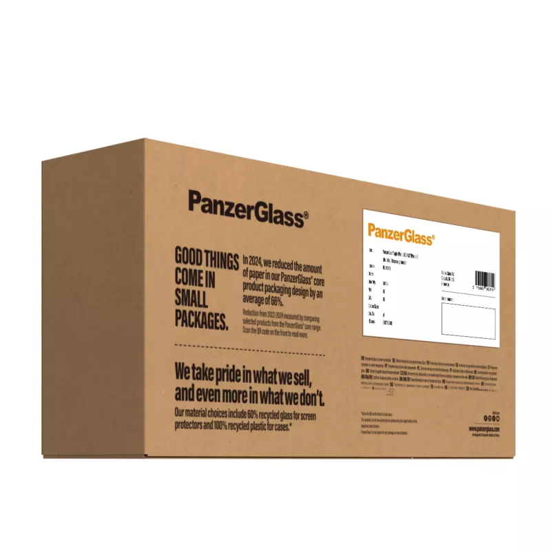 PanzerGlass® Ekrano apsauga iPhone 16 | 15 | Ultra-Wide Fit | Didmeninė pakuotė