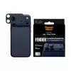 Apsauginis kameros dangtelis PanzerGlass Fender Deep Blue, skirtas iPhone 17 Pro Max, silikoninis, atsparus įbrėžimams ir smūgiams
