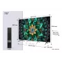 TCL Q6C 75Q6C televizorius 190,5 cm (75 col.) 4K Ultra HD SMART TV QD-Mini LED Wi-Fi Metalinis
