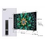 TCL Q6C 65Q6C televizorius 165,1 cm (65 colių) 4K Ultra HD išmanusis televizorius QD-Mini LED Wi-Fi Metalinė spalva