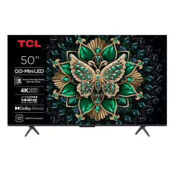 TCL 50Q6C televizorius 127 cm (50 col.) 4K Ultra HD Smart TV Wi-Fi Metalinė