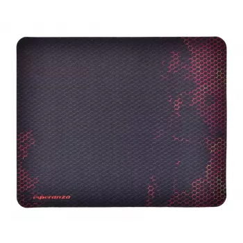 Pelėdos kilimėlis ESPERANZA EGP101R žaidimams, poliesteris, dydis S 250×200×2 mm, neslystantis pagrindas, oranžinis raštas