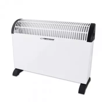 Konvektorinis elektrinis šildytuvas ESPERANZA EHH008 — 2000 W, 3 galios lygiai, reguliuojamas termostatas, baltas