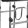 Reabilitacinis aukštas vaikštynė ActionMed B200AM – atraminė stovėsena su sėdyne, 4 ratai, reguliuojamas aukštis 100–125 cm, maks. apkrova 120 kg, rėmo plotis 65 cm