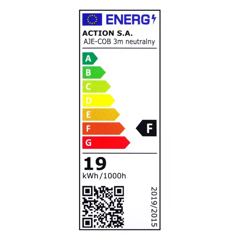 Universali LED juosta ActiveJet AJE-COB 3 m Neutrali balta 1850 lm 19 W IP20