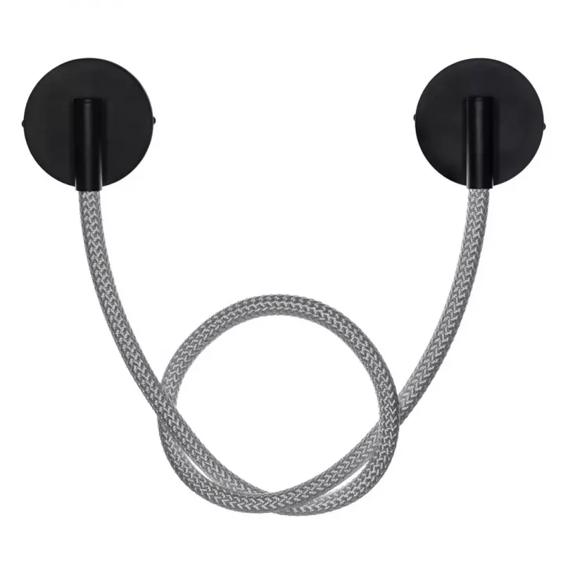 LED sieninis šviestuvas ActiveJet AJE-CAMELIA WW, juodas, 16 W, 2300 lm, 2700 K, 1580×120×65 mm