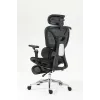 Ergonominė biuro kėdė ActiveJet YK848 – tinklinis atlošas ir sėdynė, juoda, atlošas 50,5×57 cm, sėdynės plotis 48,5 cm
