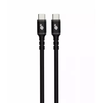 USB-C laidas TB AKTBXKUCC2SI10B, 1 m, silikoninis apvalkalas, juodas