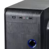 Korpusas Akyga AK939BL Midi Tower – ATX/Micro-ATX, 3×3.5 colio + 3×2.5 colio lizdai, GPU iki 385 mm, USB 2.0