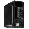 Korpusas Akyga AK939BL Midi Tower – ATX/Micro-ATX, 3×3.5 colio + 3×2.5 colio lizdai, GPU iki 385 mm, USB 2.0