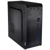 Korpusas Akyga AK939BL Midi Tower – ATX/Micro-ATX, 3×3.5 colio + 3×2.5 colio lizdai, GPU iki 385 mm, USB 2.0