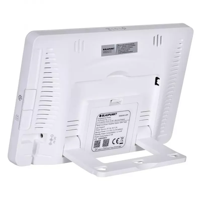 Oro stotis BLAUPUNKT WS50WH su programėle, belaidis vidaus/lauko temperatūros stebėjimas