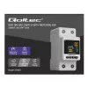 Vienfazis energijos suvartojimo matuoklis QOLTEC 50981 DIN35 230V 50Hz