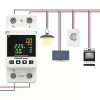 Vienfazis energijos suvartojimo matuoklis QOLTEC 50981 DIN35 230V 50Hz