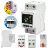 Vienfazis energijos suvartojimo matuoklis QOLTEC 50981 DIN35 230V 50Hz