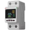 Vienfazis energijos suvartojimo matuoklis QOLTEC 50981 DIN35 230V 50Hz