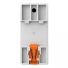 Vienfazis energijos suvartojimo matuoklis QOLTEC 50981 DIN35 230V 50Hz
