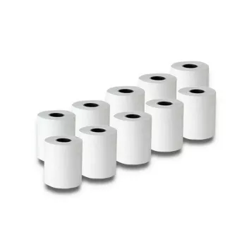 Terminis kvitų rulonas QOLTEC 57 x 30 mm 55 g/m² be BPA, šerdis 17 mm, 10 vnt.